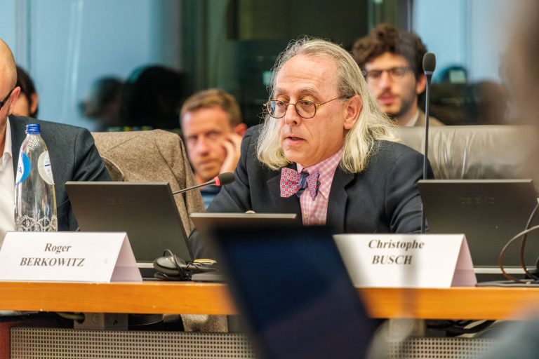 20250523 Brussel Belgium: Vanaf 9:30 welcoming speech tot de vooravond met inaugurale speeches Hannah Arendt Network (tussen 17:30 en 18:30). Dan zouden we finaal nog een foto sessie met de vips willen in de prachtige trappenhal van het Egmont paleis.    Hannah Arendt Instituut, Egmont paleis  20250523112955 ID/ Felix Rabou